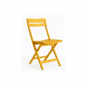 Cadeira Miami Dobrável Amarela