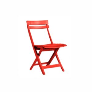 Cadeira Miami Dobrável Vermelha