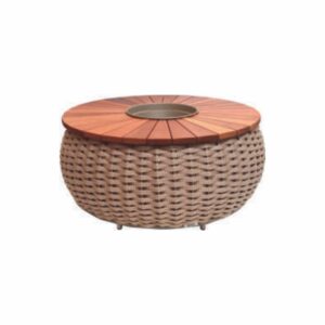 Champanheira Ilustre com Trama - Tampo Madeira (236)